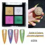 פלטת אבקות הולוגרפיות 4 צבעים