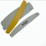 טוליפ מדבקת משייף לציפורניים "חצי-ירח לבן" דרגת שיוף 80 (10 יחידות)