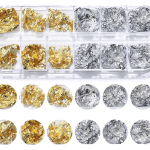 נייר פויל לציפורניים כסף & זהב