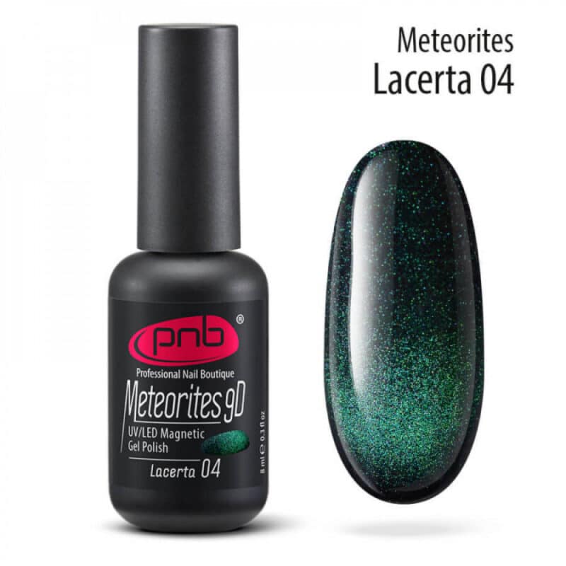 8 ml ,UV/LED לק ג׳ל מגנטיק ירוק PNB