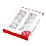 קודי קלפיסים למניקור להסרת לק (10 יחידות) - לבן