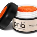 UV / LED PNB  ספיידר ג'ל לבן, 5 מ״ל נאון כתום