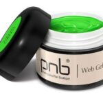 UV / LED PNB  ספיידר ג'ל לבן 5 מ״ל, נאון ירוק