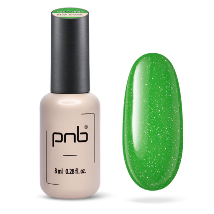 PNB לק ג'ל, סדרת ניצוץ עסיסי, ירוק - 8 מ"ל
