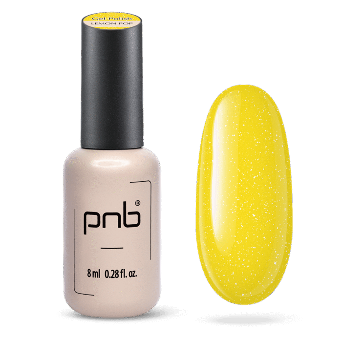 ⁦PNB לק ג'ל, סדרת ניצוץ עסיסי, לימון - 8 מ"ל⁩ – תמונה ⁦1⁩