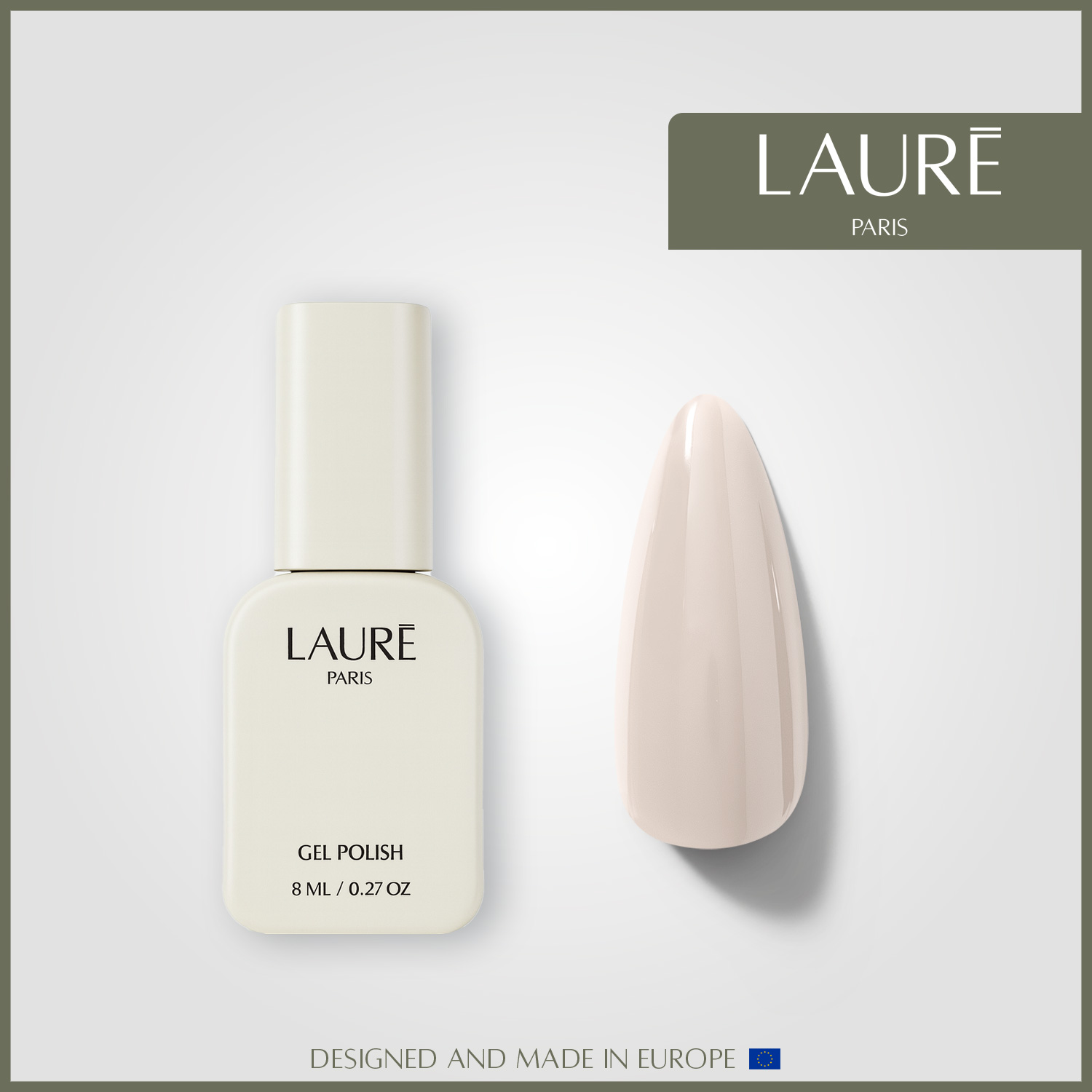 Ice-007 Laure לק ג׳ל 8 מ״ל סדרת גלידה - 007 – תמונה 1