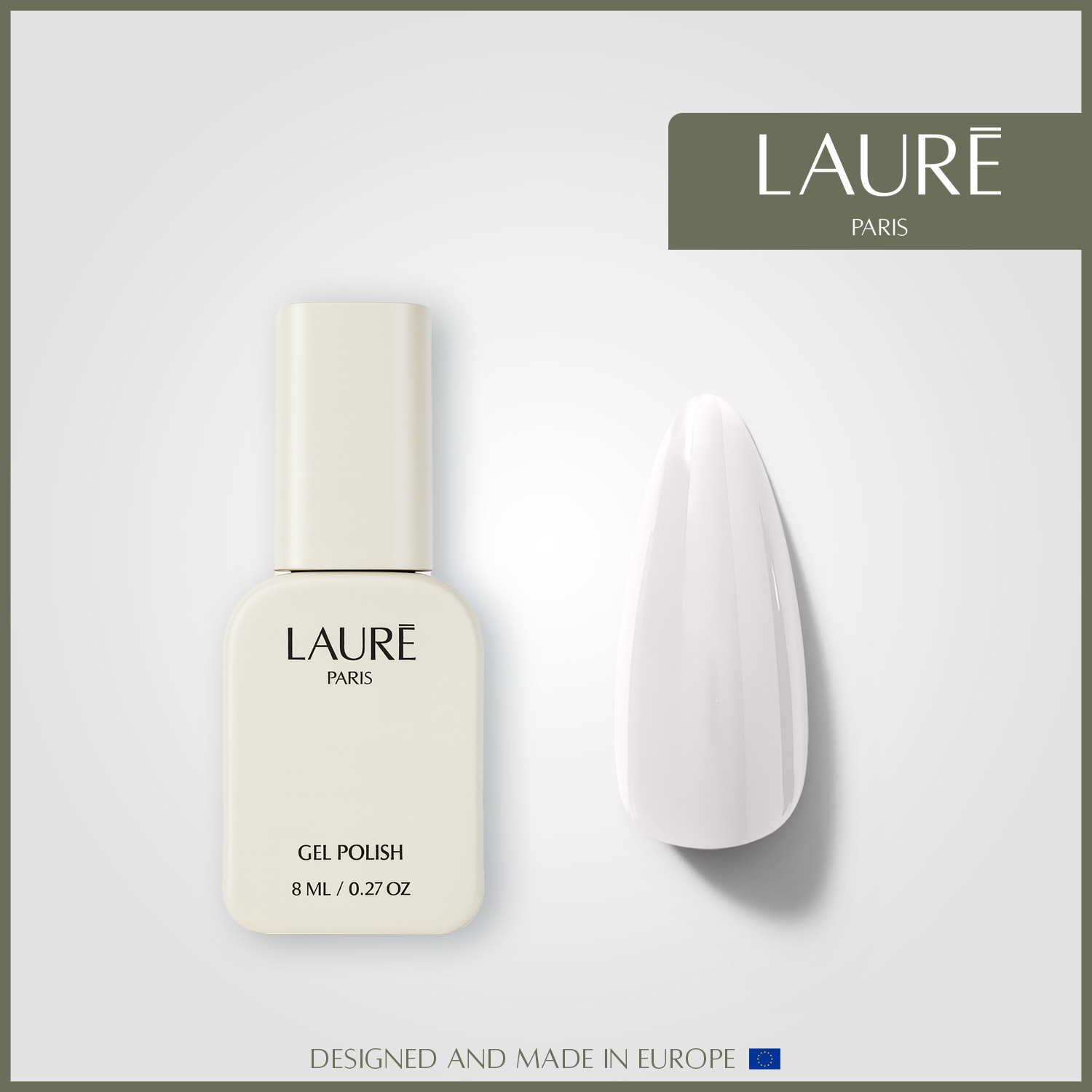 Ice 009 Laure לק ג׳ל 8 מ״ל סדרת גלידה - 009 – תמונה 1