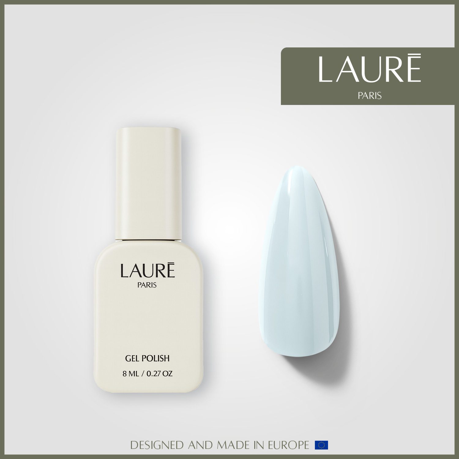 Ice-014 Laure לק ג׳ל 8 מ״ל סדרת גלידה - 014 – תמונה 1