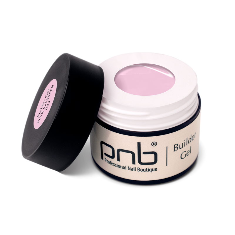 builder-gel-pnb-pink-whisper-033-15ml-open-800x800 PNB ג׳ל בנייה לחישה ורודה – 15 מ״ל – תמונה 1