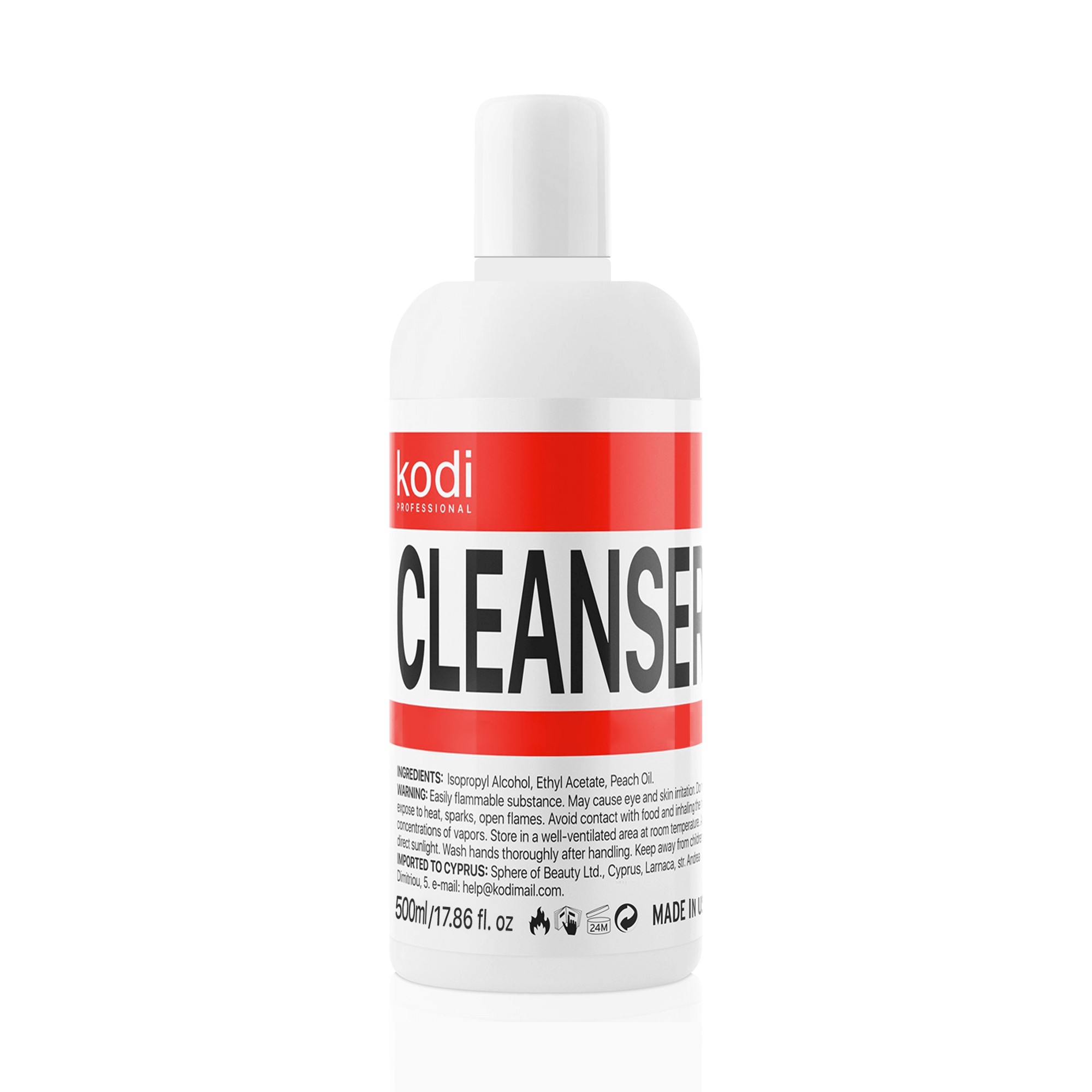 Cleanser_500_2000x2000 קודי מנטרל ג'ל, 500 מ"ל – תמונה 1